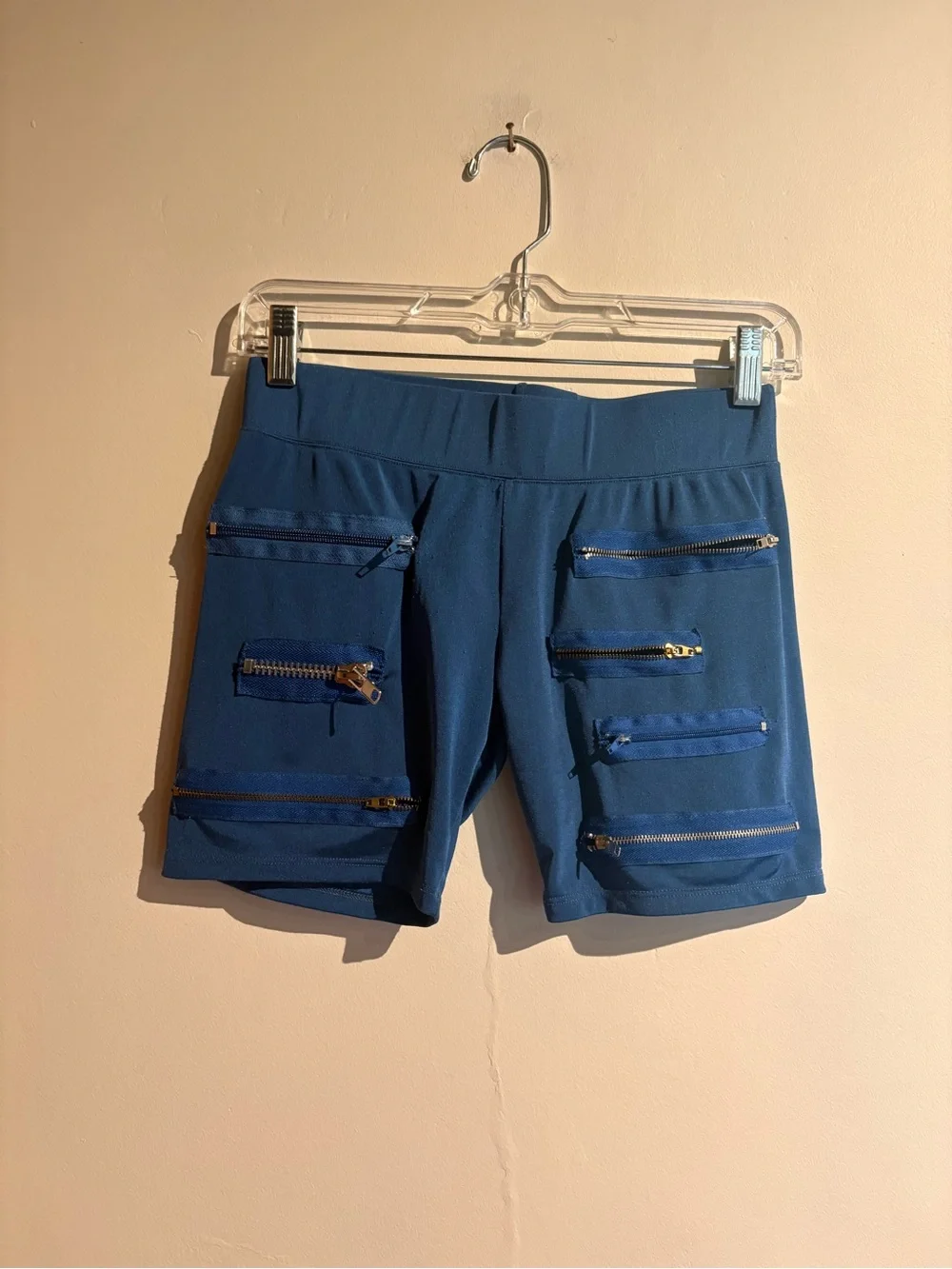 Punk style zipper pants